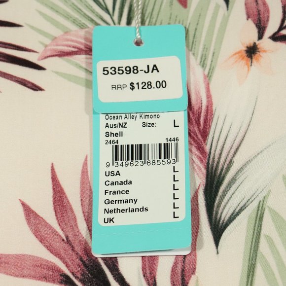 NWT Seafolly X Revolve Ocean Alley Kimono Size L - Picture 6 of 12